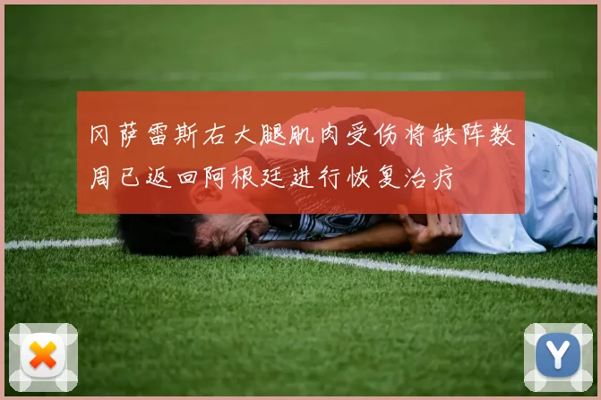 冈萨雷斯右大腿肌肉受伤将缺阵数周已返回阿根廷进行恢复治疗